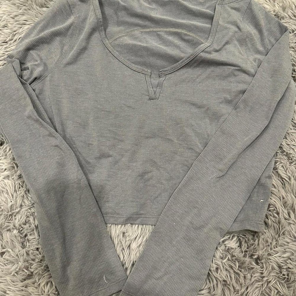 Lululemon Long Sleeve Crop Top